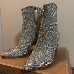 Steve Madden Rhinestone Cowboy Boots